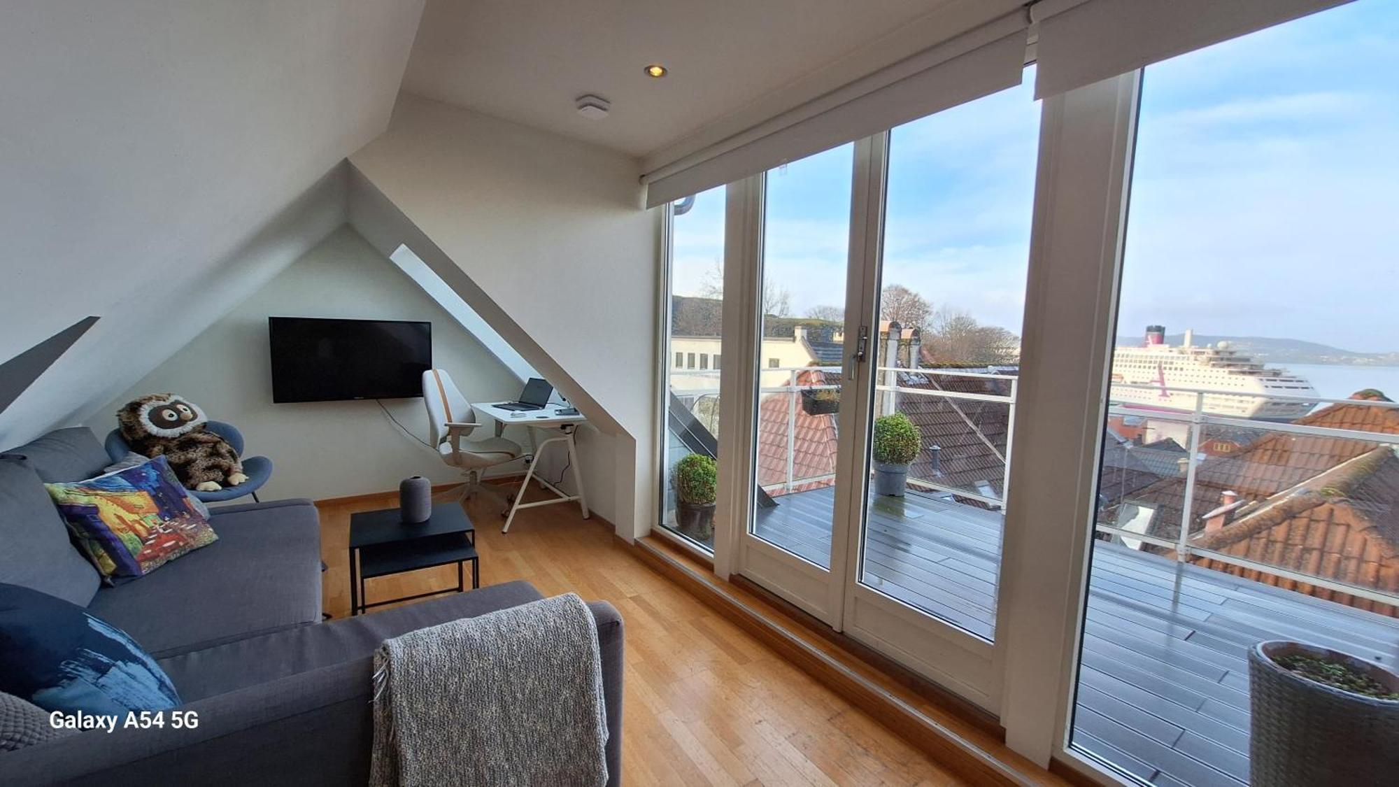Ferienwohnung Penthouse With Perfect Location And Spectacular View Bergen Exterior foto